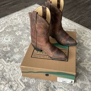 Size 7 smoky mountain boots leather